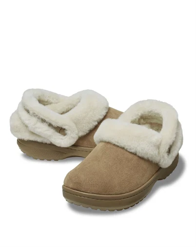Crocs - Unfurgtble Vegan Suede Clogs - Sephia